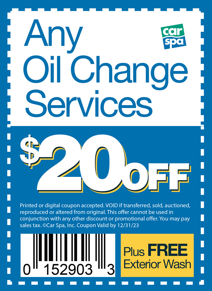 Specials FB 20 Off Oil Change Car Spa Premium Car Wash at